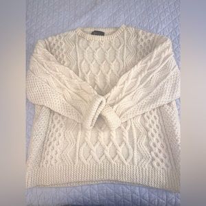 Fisherman Cream Sweater